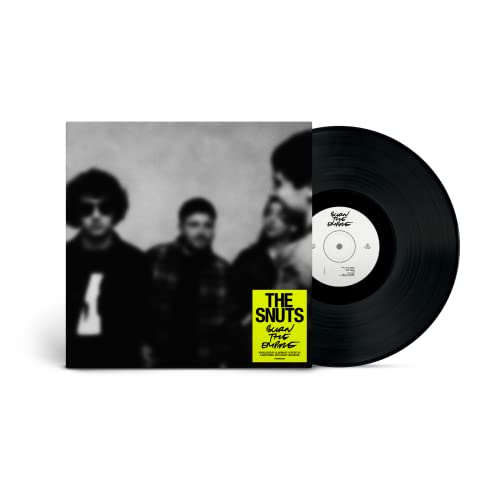 The Snuts album "Burn The Empire" vinyl record with band portrait.