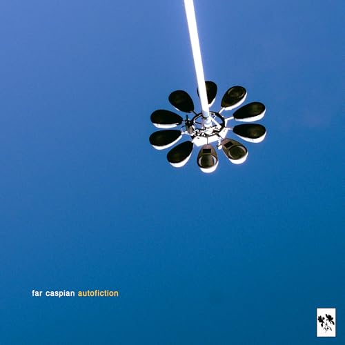 Blue album cover featuring a stadium floodlight against a clear sky.