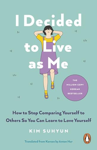 Book cover with illustration of a person in a purple dress, teal background.