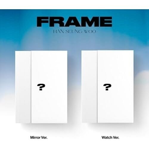 Han Seung Woo "Frame" CD album, showing mirror and watch versions.
