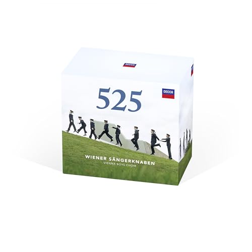 CD packaging for Wiener Sängerknaben 525th anniversary, boys in uniform.