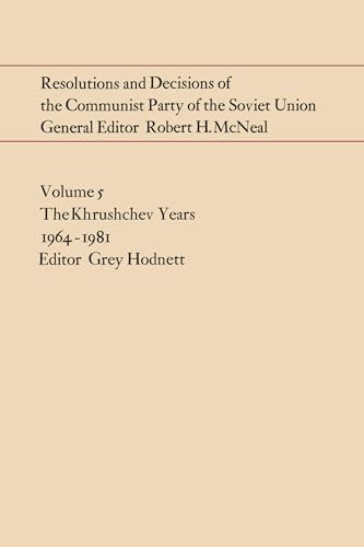 Beige book cover with black text: "Resolutions and Decisions of the Communist Party.