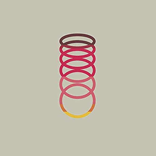 Stacked, colorful rings on a pale gray background, CD album art.