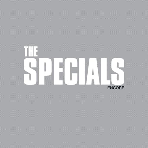 The Specials' "Encore" album cover, white text on gray background.