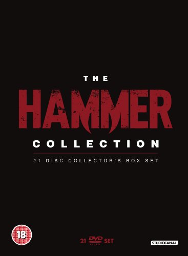 DVD cover for “The Hammer Collection” with red and white text.