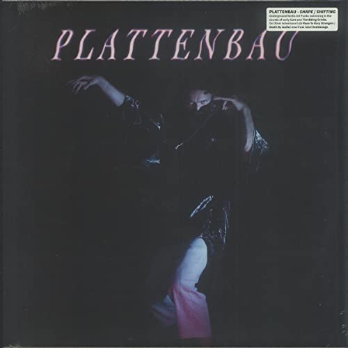 Dark album cover featuring a silhouetted figure with pink pants.