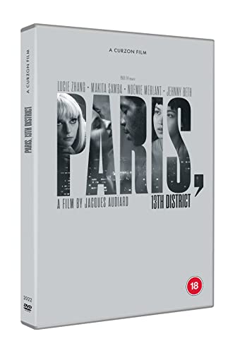 DVD cover for "Paris, 13th District" featuring three actors’ faces.