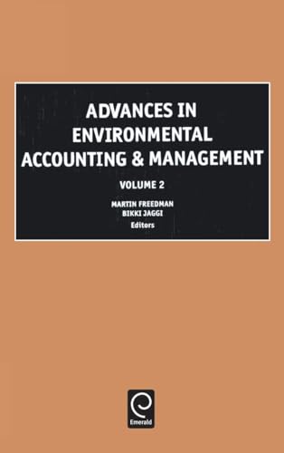 Advances in Environmental Accounting and Management
