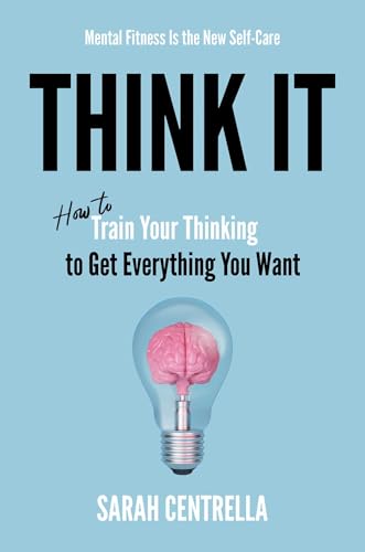 Book cover: "Think It" with a brain inside a lightbulb illustration.