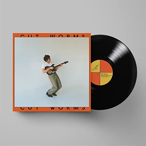 Cut Worms vinyl record cover and black record with yellow label.