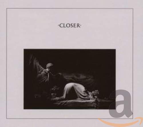 Album cover for Joy Division's Closer featuring a dark, neoclassical sculpture of a tomb.