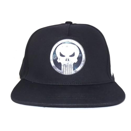 Marvel Comics Punisher - Logo (Unisex Black Snapback Cap) One Size