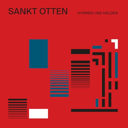 Album cover for Sankt Otten’s “Hymnen Und Helden” with abstract geometric shapes.