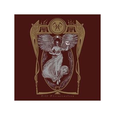 Vinyl record cover with ornate design of an angel holding a heart.