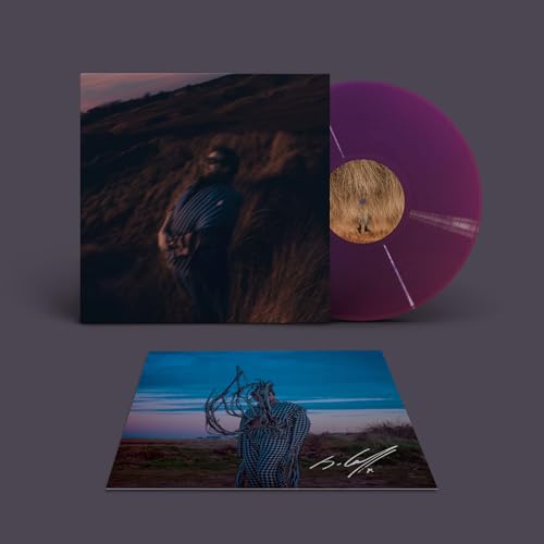 Jack Garratt’s “Pillars” vinyl record with purple disc and album artwork.