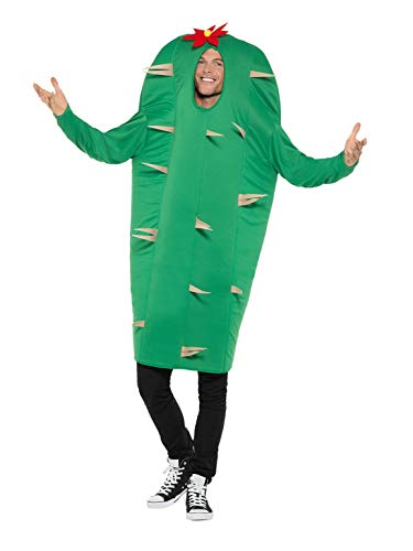 Smiffys Cactus Costume, Green, One Size