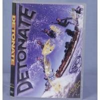 DVD cover for "Detonate" featuring snowboarders in a snowy landscape.