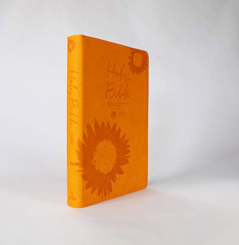 NIV Larger Print Soft-tone Bible : Sunflowers