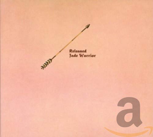CD cover: pink background, arrow pointing down, text "Jade Warrior Released".