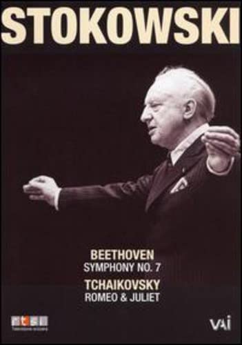 DVD cover featuring Leopold Stokowski conducting, with Beethoven and Tchaikovsky titles.