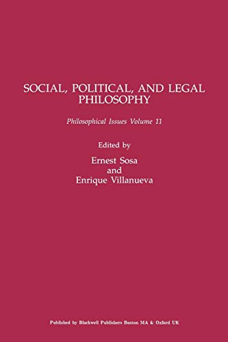 Philosophy of Law and Social Philosophy: A Supplement to "Nous"