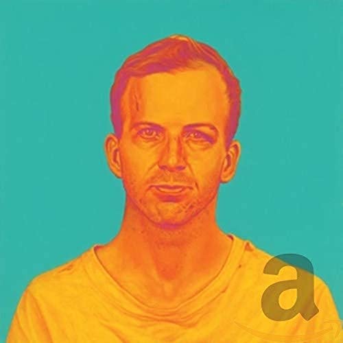 CD cover featuring a portrait of a man with orange and teal tones.