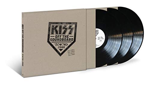 Kiss "Off The Soundboard" vinyl box set with four black records.