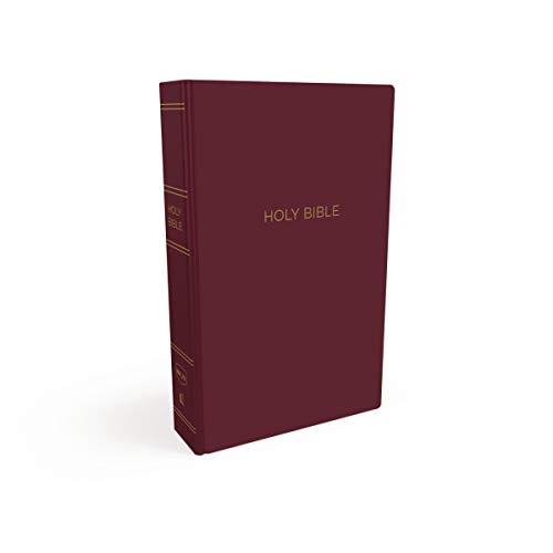NKJV, Gift and Award Bible, Leather-Look, Burgundy, Red Letter Edition: Holy Bible, New King James Version
