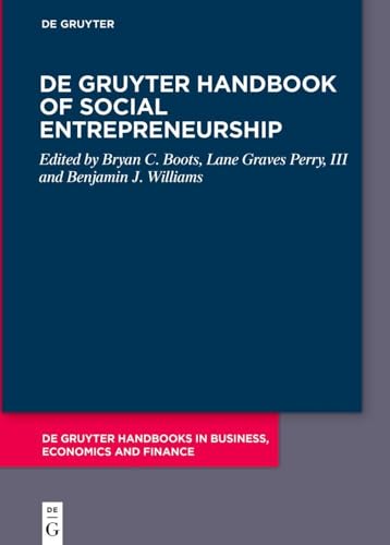 De Gruyter Handbook Of Social Entrepreneurship