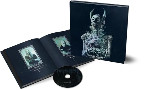 Nachtmystium "Blight Privilege" CD open with booklet, featuring dark, ethereal artwork.
