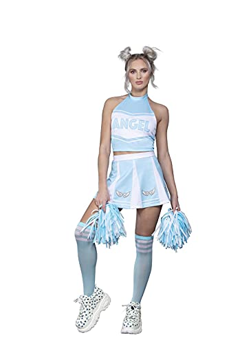 Smiffys Fever Angel Cheerleader Costume, XS - UK Size 04-06