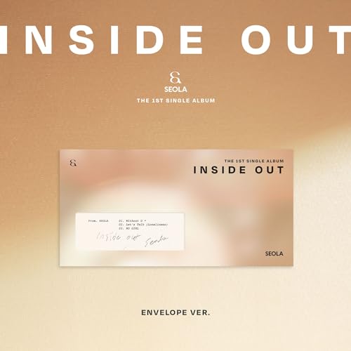 CD album cover resembling a cream envelope with handwritten text.
