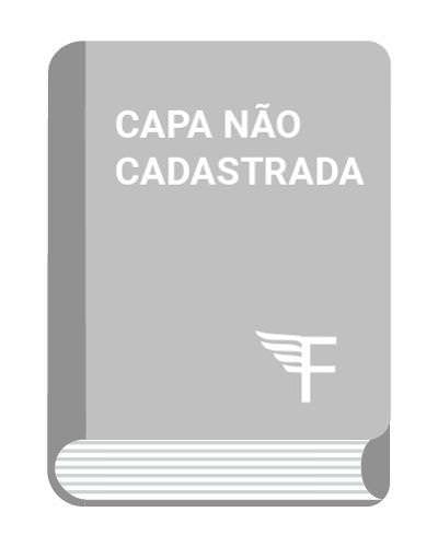Gray paperback book with text in Portuguese and a winged symbol.