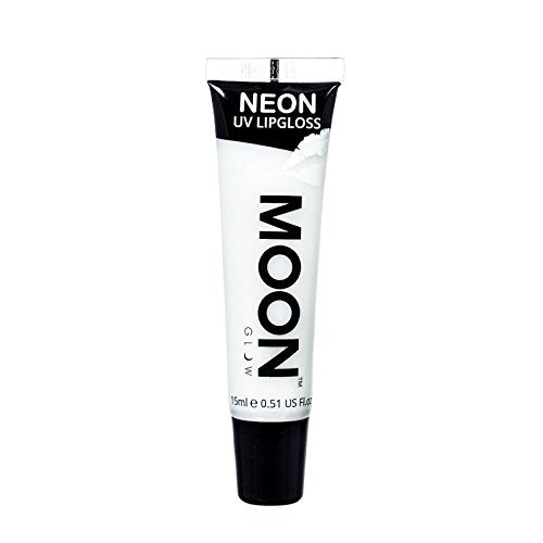 Moon Glow - Neon UV Lip Gloss – 15ml White Vanilla – Scented and glows brightly under UV!