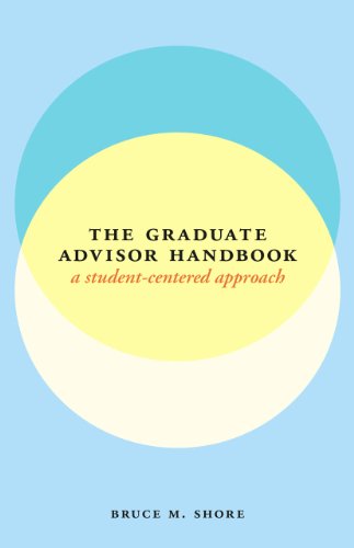 The graduate advisor handbook: A student-centered approach