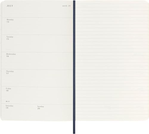 Moleskine 2026 18 Month Weekly Large Softcover Diary