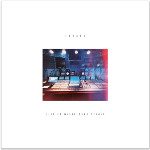 Album cover for Inhalo’s “Live At Wisseloord Studio” featuring a recording studio.