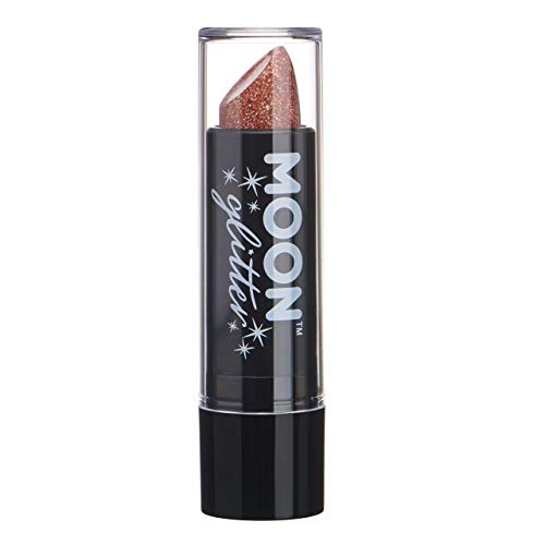 Holographic Glitter Lipstick by Moon Glitter - Rose Gold