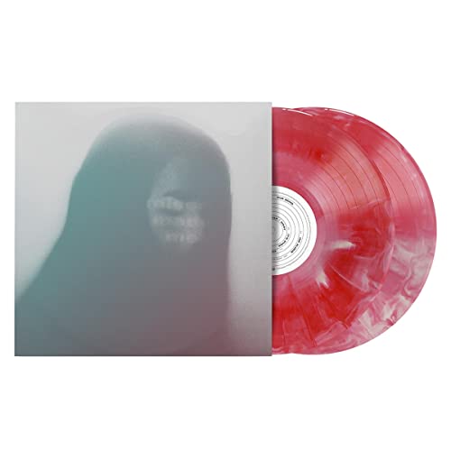 Silverstein album "Misery Made Me" vinyl record, red and white swirl.