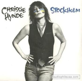 CD case featuring Chrissie Hynde, likely a live recording from Stockholm.