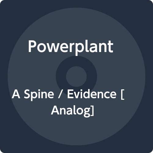 Dark blue vinyl record with "Powerplant" and tracklist text.