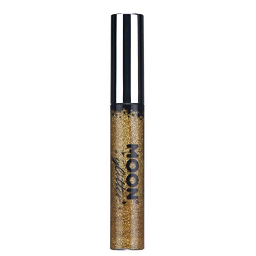 Moon Glitter - Holographic Glitter Eye Liner - 10ml - For Mesmerising Glittery Eye Styles - Gold