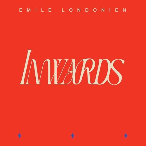 Red album cover with the word “Inwards” in gold script lettering.
