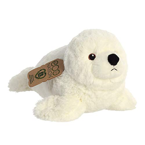 AURORA, 35014, Eco Nation, Seal, 12In, Soft Toy,White