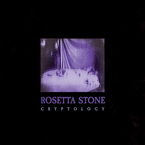 CD cover for Rosetta Stone’s “Cryptology” featuring a purple, draped figure.