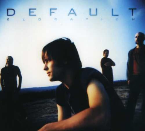 CD cover for Default’s “Elocation” featuring band members in profile.
