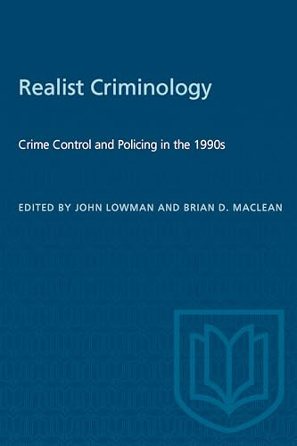 Book cover: "Realist Criminology" with a shield-shaped icon at the bottom.