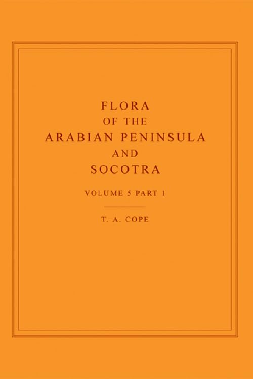 Flora of the Arabian Peninsula and Socotra, Volume 5, Part 1
