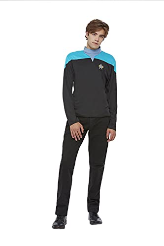 Smiffys Officially Licensed Star Trek Voyager Science Uniform, M - Size 38"-40"