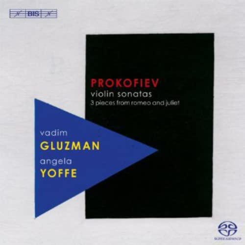 CD cover for Prokofiev violin sonatas by Gluzman and Yoffe.